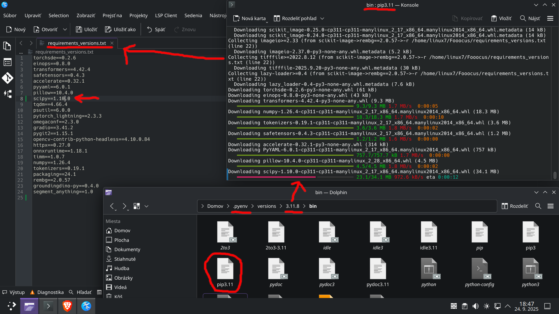Ako sa stále dá nainštalovať Fooocus AI, aj keď už máte python 3.13 a potrebujete 3.11 vrátane pip3.11?
