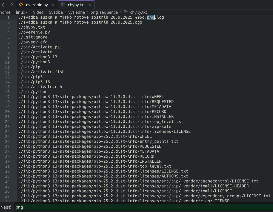 overenie obrazkov pyhton skript