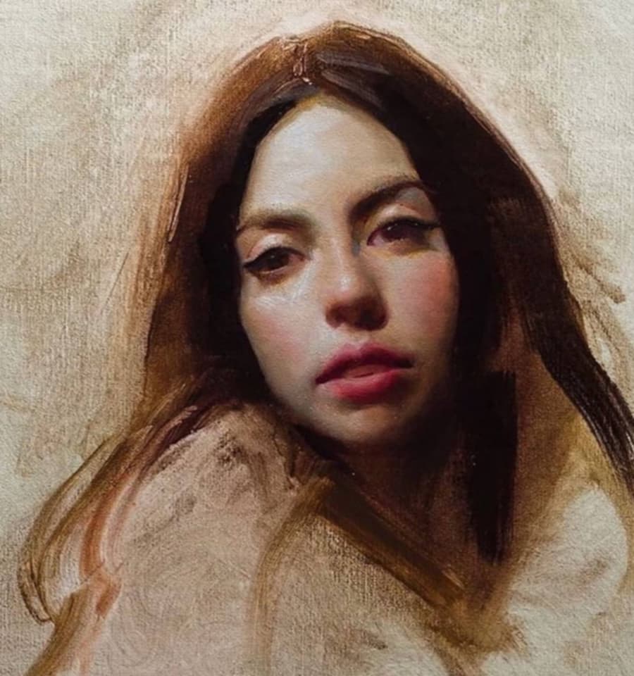 In gallery today - selling paintings of my friend, quite tallented. For the beginning we have these: