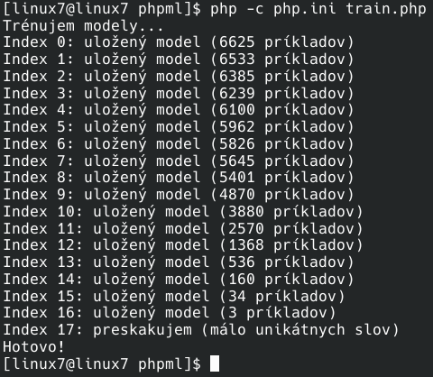 Čo tak vlastný AI bot v php, ktorý inteligentne ohodnotí, čo sa pýtame a odpovie vám?