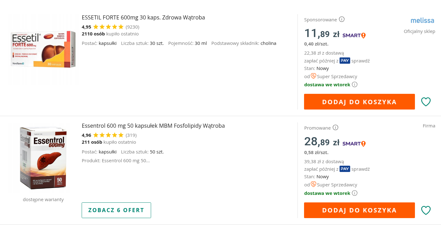 Prečo google nenájde Essentil 600mg v dobrej cene a kto robí Slowacku prjeka?