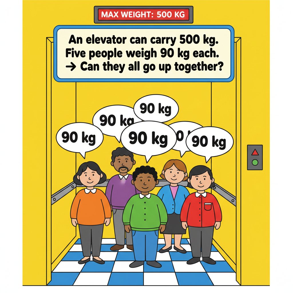 Majme lano, čo vydrží 500kg, a do výťahu nastúpilo 450kg. Môj výpočet vraví, že musíme ťahať minimálne 4s rozbeh, teda minimálne 9kW motor alebo súhra 9kW motorov