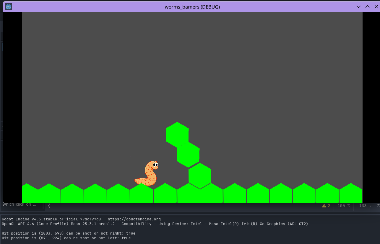 Okay, dnes sme pohli ďalej s kódikom Červíci bombíci a síce sme pridali do kódu, aby sa dalo strieľať postavičkou zľava, sprava a nie cez stenu