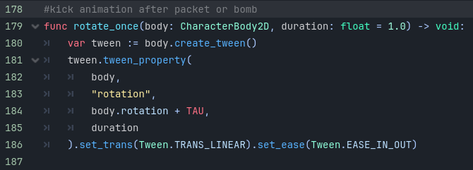 Okay, dnes sme si pridali do hry Kick animation na zásah bombou alebo krabičkou