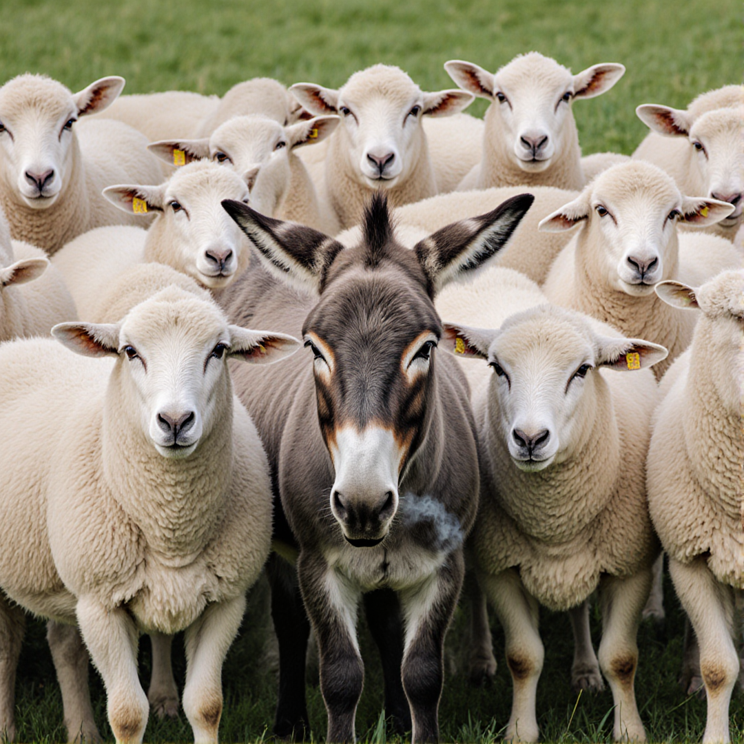 On our BLOG we are a bit different from ordinary sheep herd, picture :D