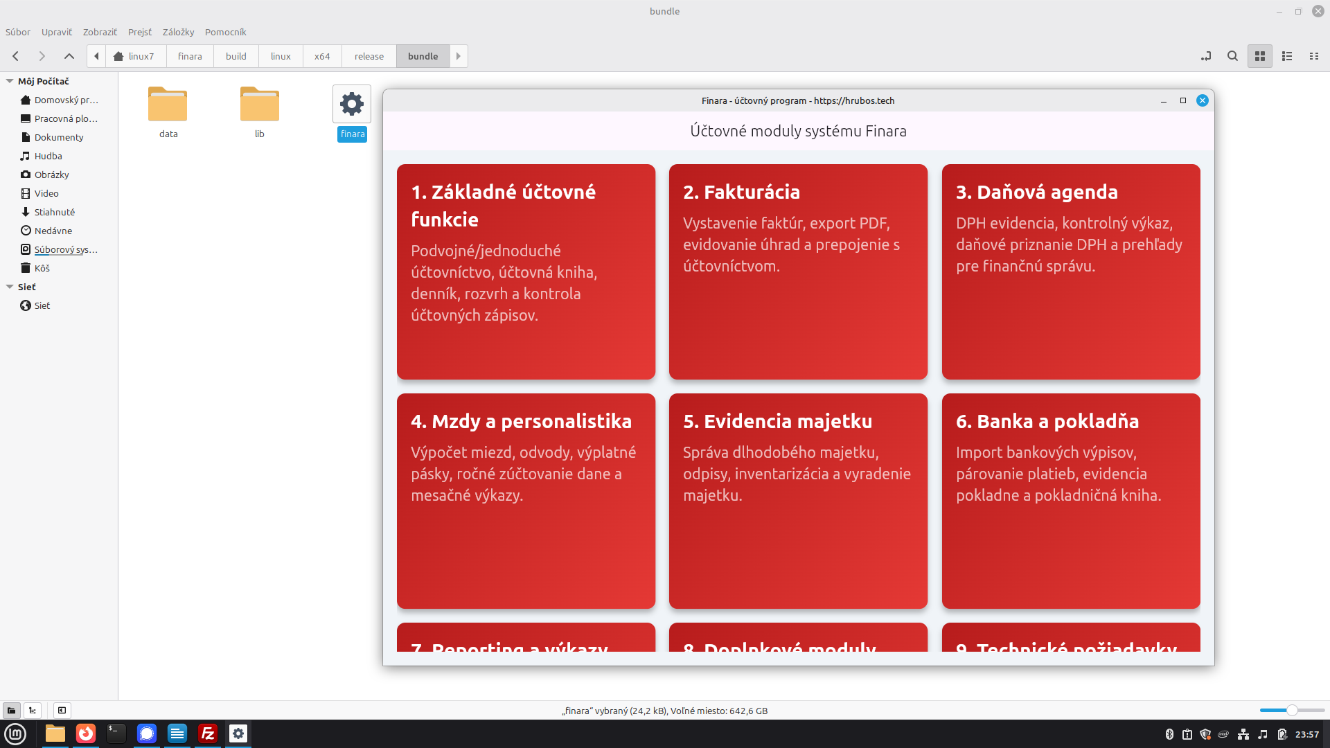 Finara účtovníctvo zadarmo - máme základ, ideme ďalej Flutter kód je už na ukážku tu. Dnes som písal moduly Fakturácia a Základné účto