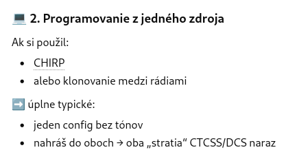 Hjúston máme problém, niečo nám buď klonovalo rádiá alebo je to Baofeng bug? Už je tých náhod veľa?