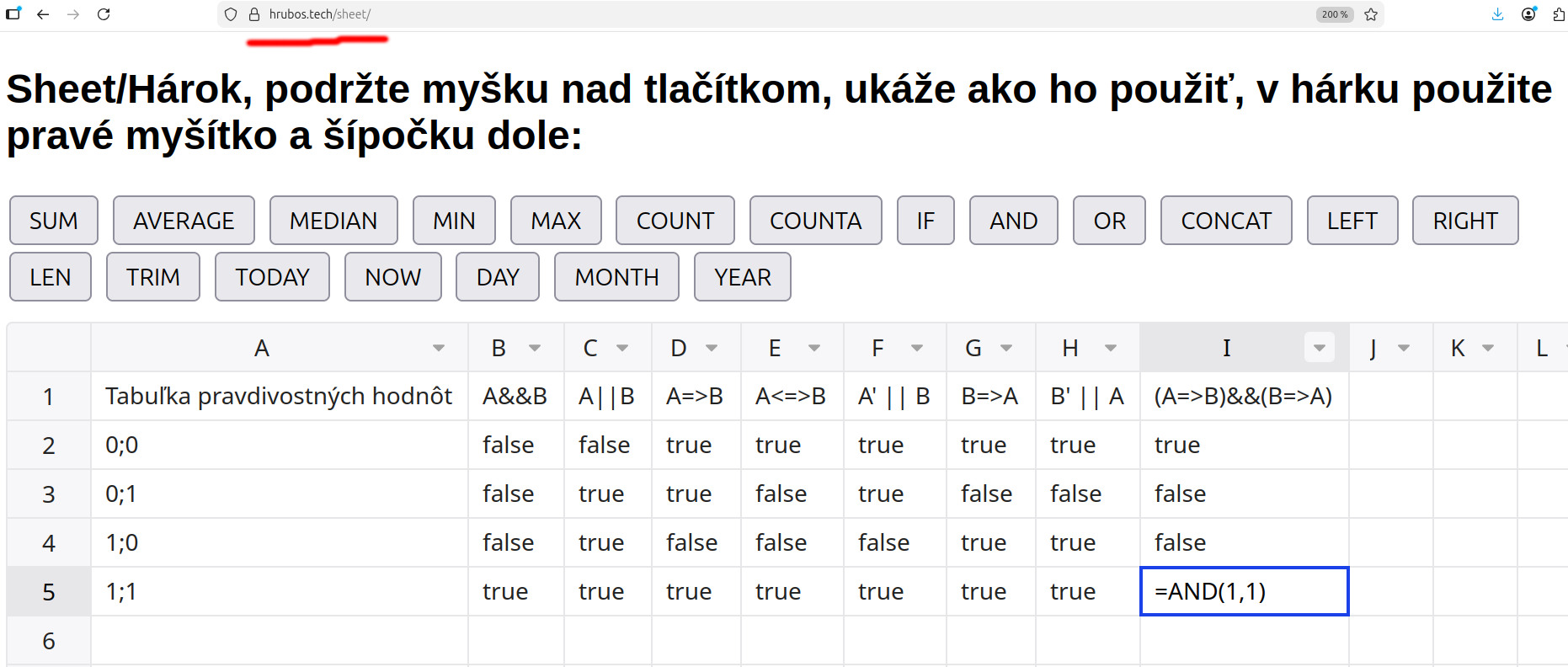 Ták dnes spúšťam appku https://hrubos.tech/sheet/ Dajú sa v nej zrátať a filtrovať základné funkcie Excelu