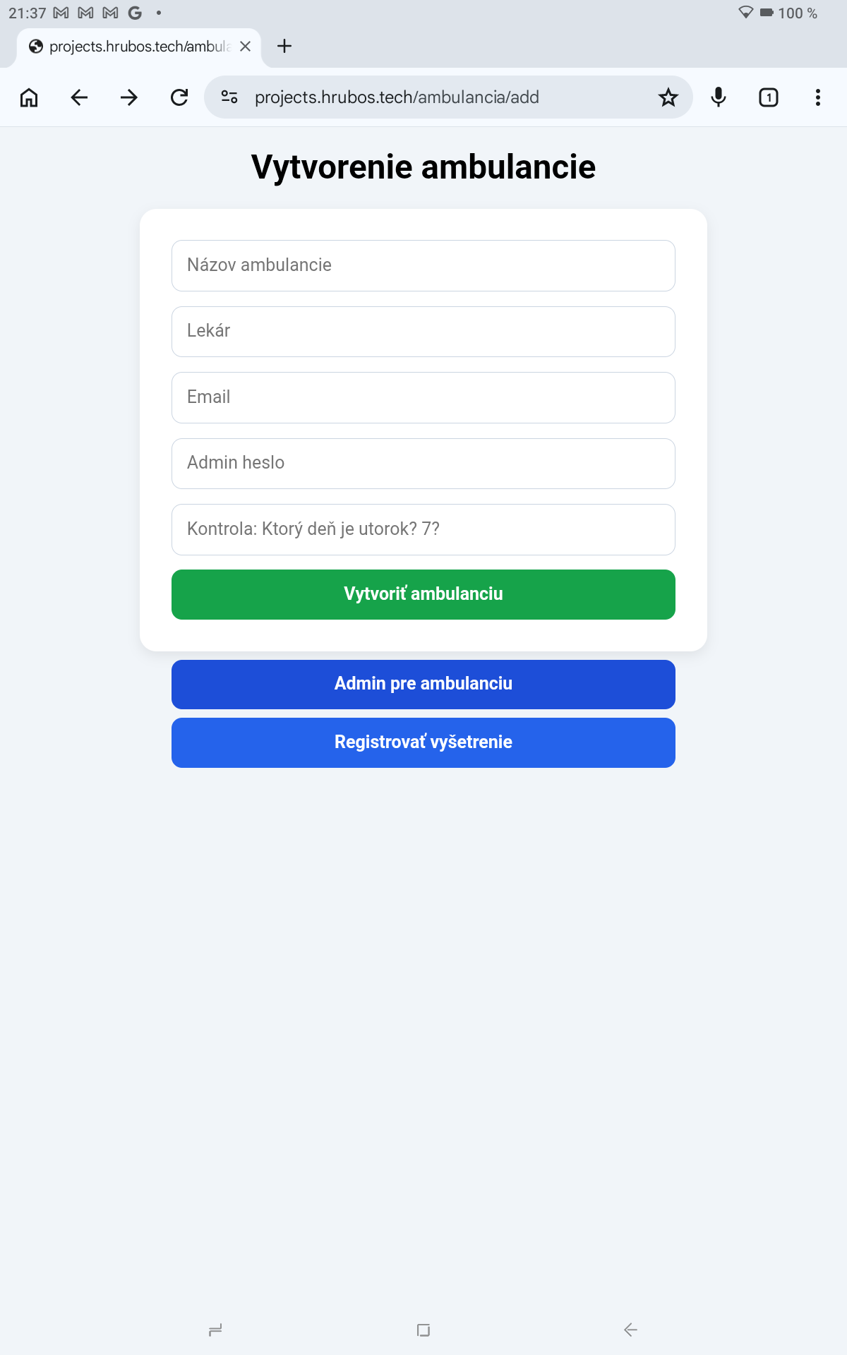 tablet objednaj lekara 1