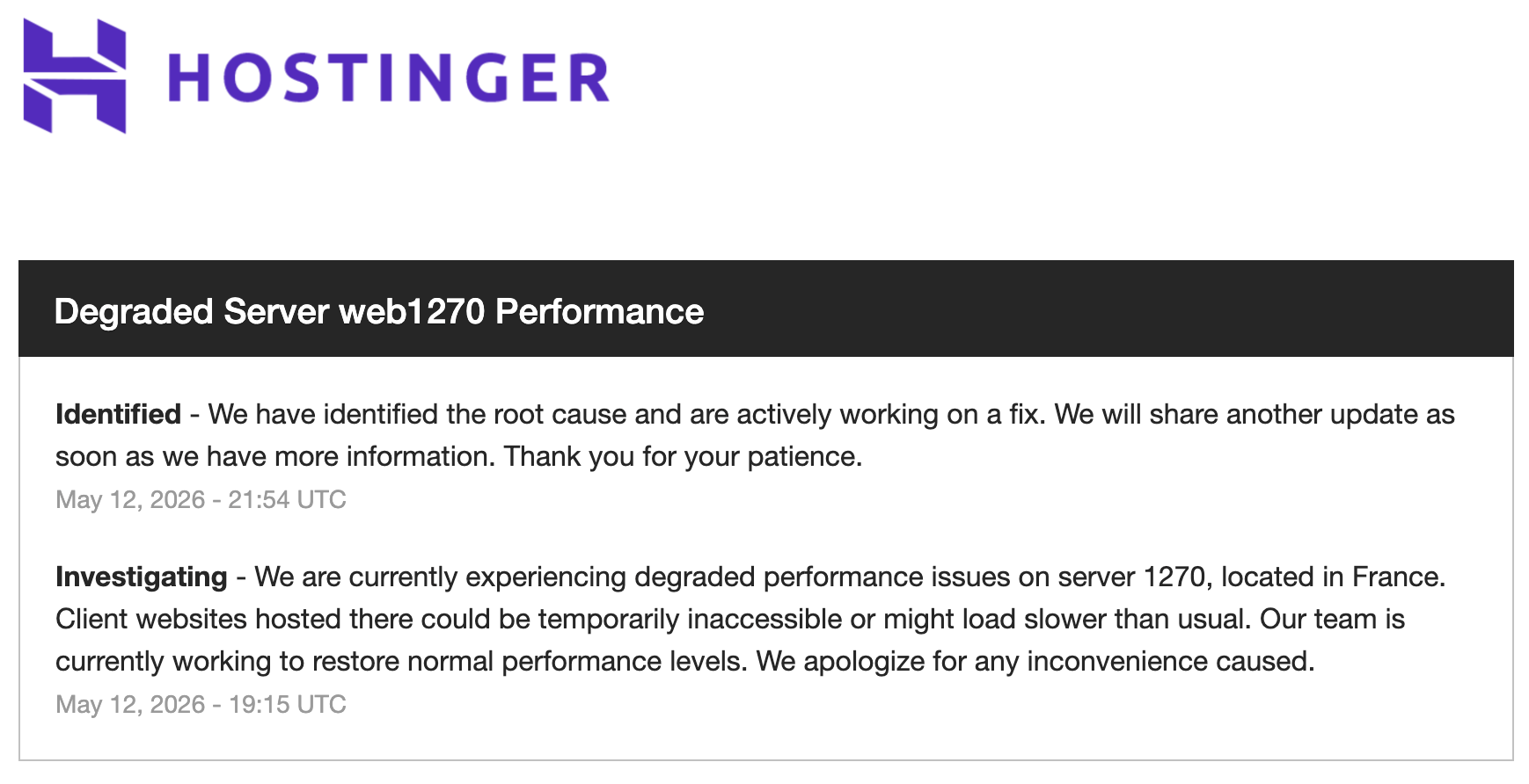 err hostinger