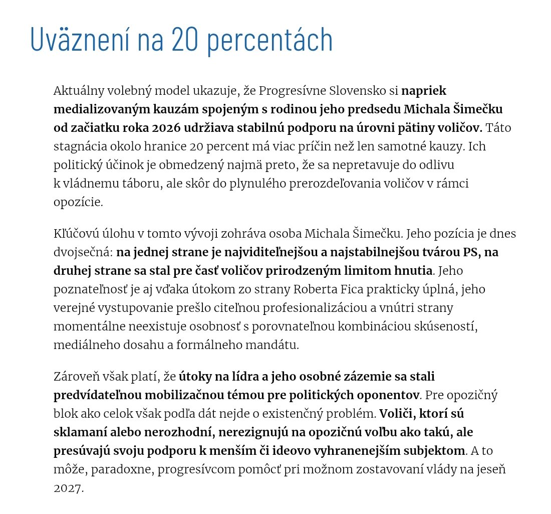 Komentár: Pozerám BLOG pána Hanesa á myslím si toto: