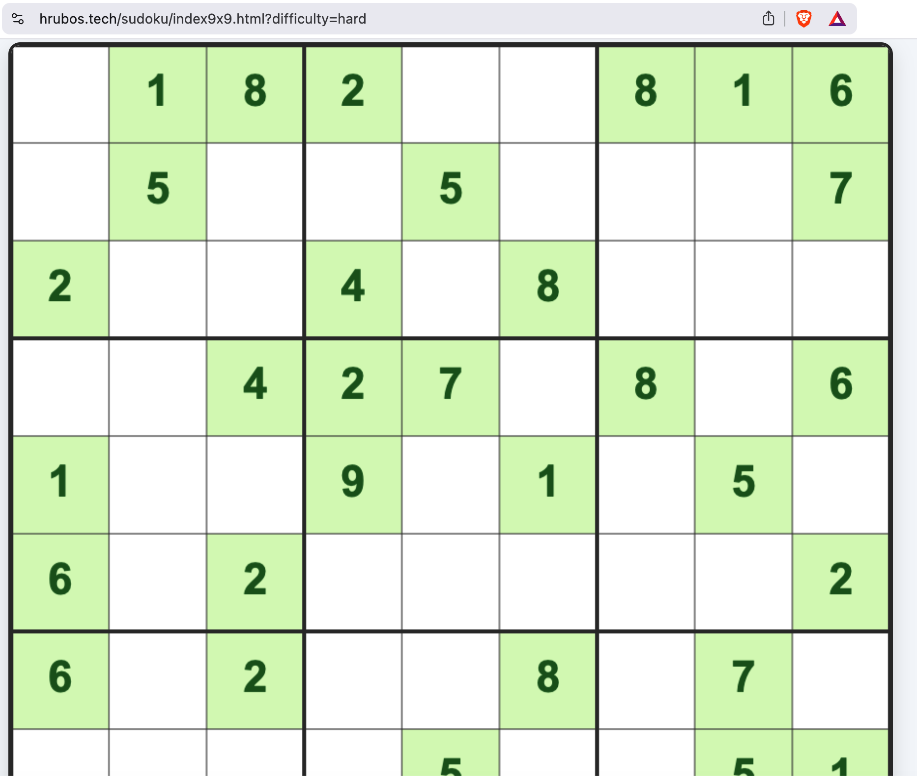 9x9 sudoku