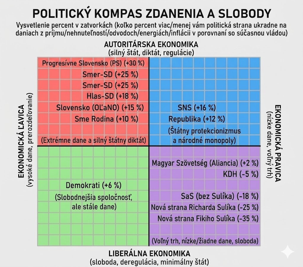 Komentár: Aká bude naša ekonomika podľa vyhlásení a programov jednotlivých strán?