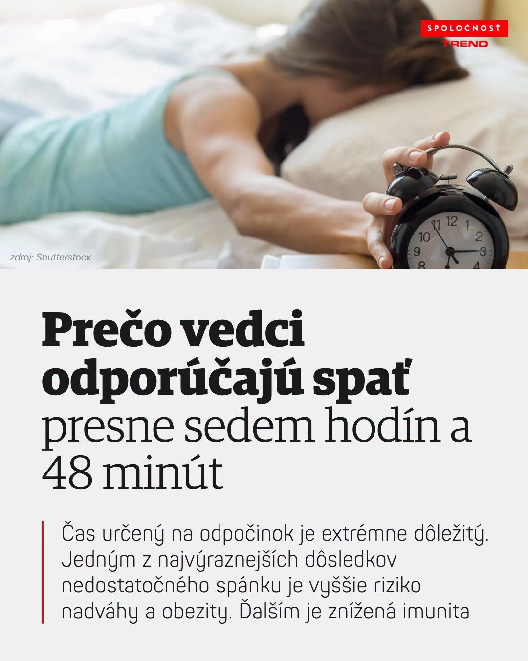 Príbeh: Prečo by ste mali podľa matematiky spať presne 7 hodín a 48 minút?
