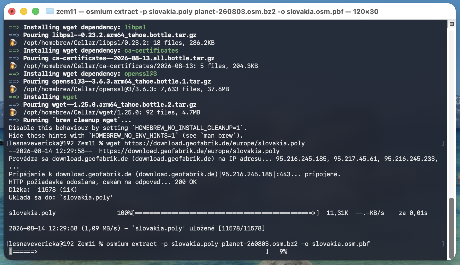 processing osm maps