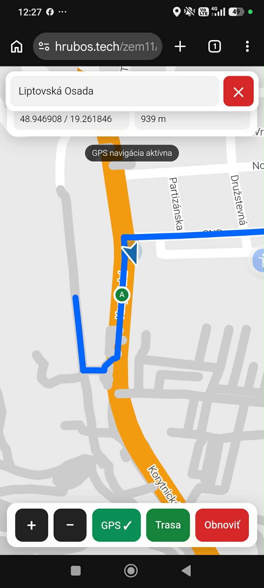mesto gps active